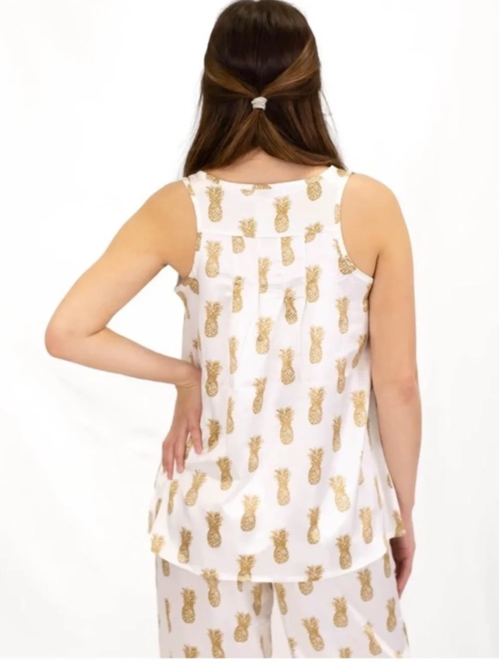 The Royal Standard - Pineapple Slumber Pants & Top Pajamas SET L